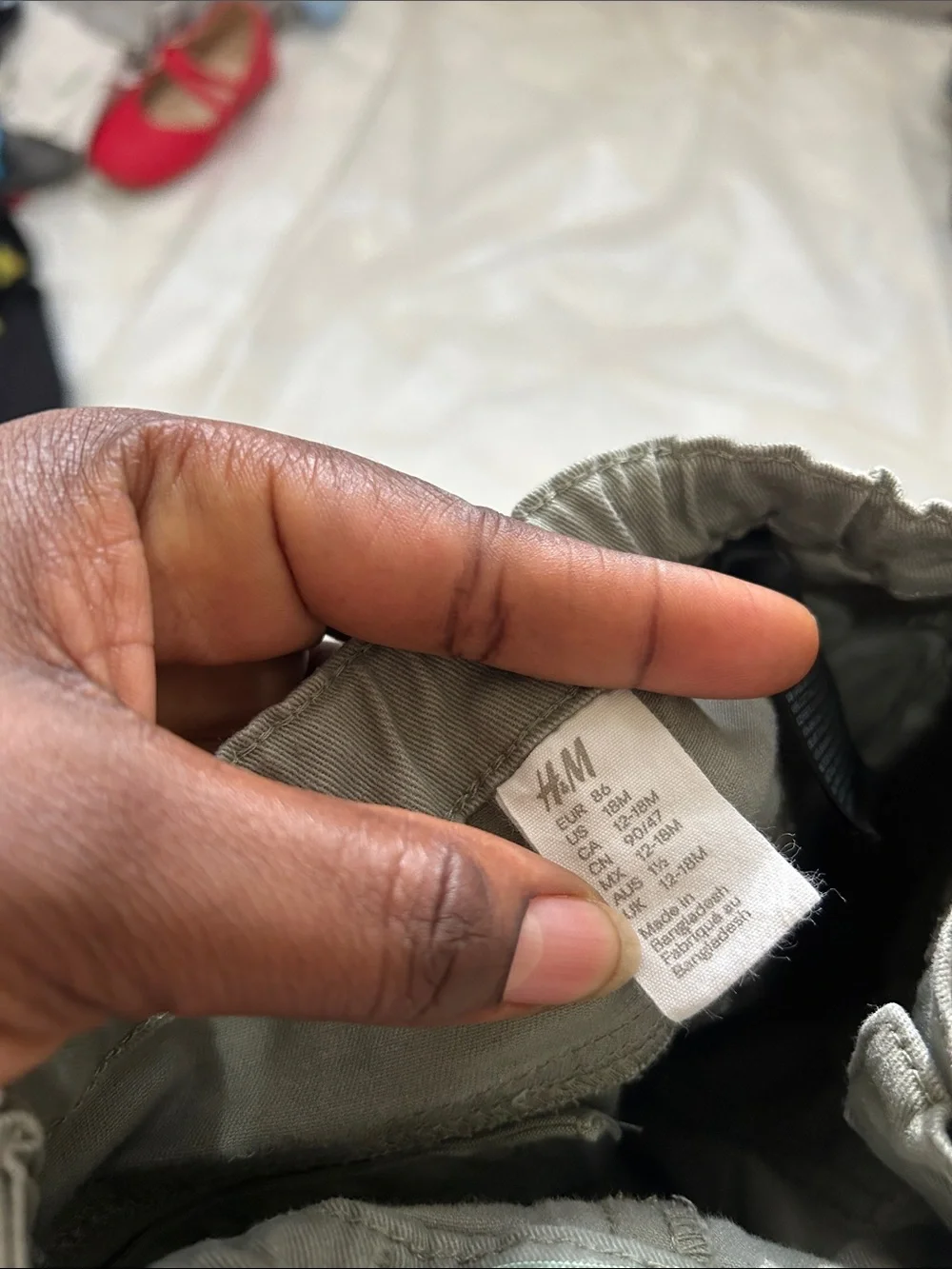 H&M Olive Green Kids Jeans
